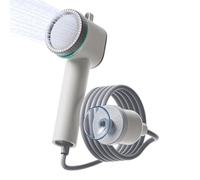 Douche de camping portable - Pompe à eau électrique rechargeable, double mo | Pulvérisateur de douche à main, kit de bain de compact | Randonnée Plage Jardin Jardin RV Balcon Lavage de voiture Toi
