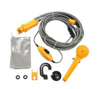 Douche de camping portable | Pompe de camping portable 12 V, douches extérieures, accessoires pour camping-car, route, voyage, jardin