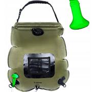 Douche de camping solaire 20L avec un thermomètre