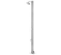 Douche de jardin 215 cm Acier inoxydable