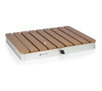 Douche de jardin - Blumfeldt Sumatra Breeze SQ - Aluminium et Composite bois-plastique - 70 x 55 cm