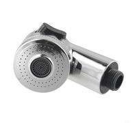 Douche de lit variable G1/2 pour chaises de salon de coiffure - Douchette filetée double mode (bulle) shampooing à montage latéral en acier inoxydable - Format d'interrupteur de tête en plastique (2