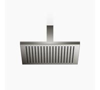 Douche de pluie Dornbracht avec raccordement au plafond, douche de pluie 300x240mm, flowReduce, débit 12 l/min, 28774980-19, Couleur: Chrome foncé