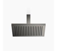 Douche de pluie Dornbracht avec raccordement au plafond, douche de pluie 300x240mm, flowReduce, débit 12 l/min, 28774980-99, Couleur: foncé Platine mat