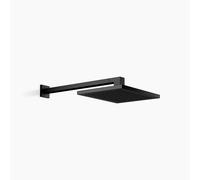 Douche de pluie Dornbracht avec raccordement mural, saillie 450mm, 28765980-33, Couleur: Noir Mat