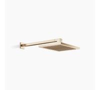 Douche de pluie Dornbracht avec raccordement mural, saillie 450mm, flowReduce, débit 12 l/min, 28764980-46, Couleur: Champagne brossé