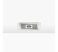 Douche de pluie Dornbracht, pour montage au plafond, avec éclairage LED, carrée, 300x240mm, spécifique à la série, 28044980-08, Couleur: platine