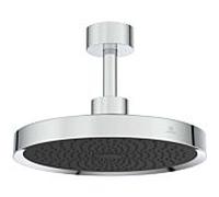 Douche de pluie Ideal Standard Solos A7888AA avec raccordement au plafond, avec anneau lumineux LED, chromé