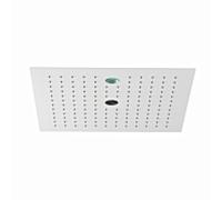 Douche de tête ASANA Kludi 44x44 cm, CleanJet SummerRain/Ambience Light blanc mat
