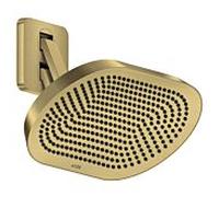 hansgrohe AXOR ShowerSphere Douche de tête 370/220 2jet avec bras de douche mobile, 39745950, Couleur: laiton brossé