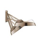 Douche de tête Hansgrohe Axor ShowerSphere 39746140 370 x 220 mm, avec bras de douche orientable, 2 jets, 8 l/min, bronze brossé