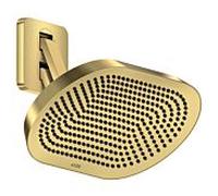 Douche de tête Hansgrohe Axor ShowerSphere 39746990 370 x 220 mm, avec bras de douche orientable, 2 jets, 8 l/min, finition or poli