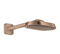 Douche de tête Hansgrohe Axor ShowerSphere 39755310 250 x 160 mm, avec bras de douche, 1 jet, 8 l/min, or rouge brossé