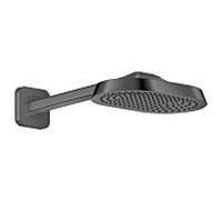 Douche de tête Hansgrohe Axor ShowerSphere 39755330 250 x 160 mm, avec bras de douche, 1 jet, 8 l/min, chrome noir poli