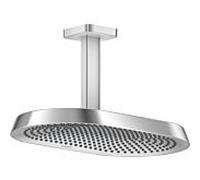 Douche de tête Hansgrohe Axor ShowerSphere 39758000 370 x 220 mm, 2 jets, 8 l/min, fixation au plafond, chromée