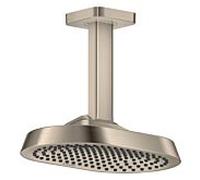 Douche de tête Hansgrohe Axor ShowerSphere 39763820 250 x 160 mm, 1 jet, 12 l/min, fixation au plafond, nickel brossé