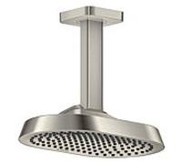 Douche de tête Hansgrohe Axor ShowerSphere 39764800 250 x 160 mm, 1 jet, 8 l/min, fixation au plafond, finition inox