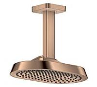 Douche de tête Hansgrohe Axor ShowerSphere 39771300 250 x 160 mm, 1 jet, 6 l/min, fixation au plafond, or rouge poli