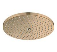 Pommeau de douche hansgrohe Raindance 240 1jet 27624140 PowderRain EcoSmart bronze brossé