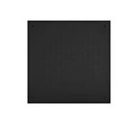 Herzbach Deep Black douche de tête 23.638000.2.12 380 mm, noir mat, pour montage au plafond