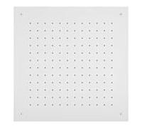 Herzbach Deep White douche de tête 23.650000.2.07 500 mm, pour montage au plafond, gris mat