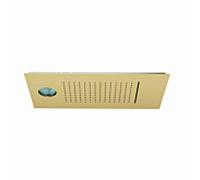 Douche de tête Kludi ASANA 69460N0-00 60 x 30 cm, cascade SummerRain/AmbienceLight, or brossé