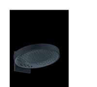 Douche de tête Rainfinity 360 3 jets avec raccordement mural, 26234670, Couleur: Noir Mat