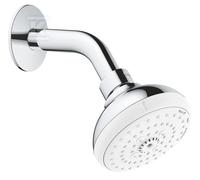 Douche de tête Tempesta 100, 3 jets, chromé, rotule 26088001