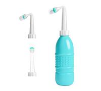 Douche d'hygiène personnelle - Kit de rinçage compact de 400 ml, flacon souple en LDPE EVA, système de nettoyage manuel réutilisable avec valve | Aide aux soins féminins pratique pour les voyages au b