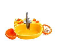 Douche d'oiseaux | Fontaine circulante d'eau pour cage d'intérieur, perruche, inséparable, conure, perruche grise africaine, myna, ara, perruche, arrière-cour