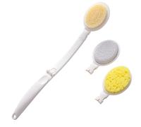 Douche du dos Brousque de 20 pouces de long brosse manuelle longueur pour une douche avec une poignée douce, adaptée aux hommes et aux femmes.