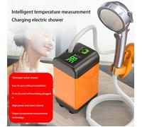 Douche électrique portable IPX7 pour camping - Pompe de douche batterie 44800mAh, débit puissant, étanche - Idéal voyage, plage
