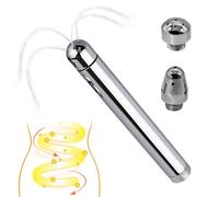 Douche en métal de douche de lavement,Douche de lavement 3 têtes en aluminium, Douche Enema Douche pièces jointes en aluminium,Poire de Lavement Vaginal Kit de Nettoyage pour système de douche