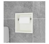 Douche Encastrable en Acier Inoxydable, Étagère de Rangement Murale Encastrée, Étagères de Rangement Étanches, Pas Besoin de Carrelage, Support de Poubelle, Installation en Alcôve