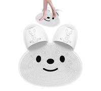 Douche Époudeur Du Pied - Tampon De Massage En Silicone, Outil De Bain Antidérapant | Brosse De Nettoyage De Coussin Exfoliant, Tapis De Corps De Texture De Lapin Pour Les Jambes Talons Renouvellement