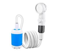 Douche extérieure étanche avec moteur d'étanchéité 3 réglages de pression pour camping et salle de bain douche portable avec sac de transport