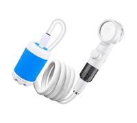 Douche extérieure étanche avec moteur d'étanchéité 3 réglages de pression pour camping et salle de bain Camping Douche avec tuyau en PVC