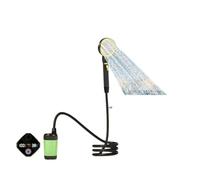 Douche extérieure portative 6000mAh, pomme de douche Camping à affichage numérique avec conception compacte double Mode Type C