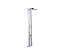 Douche Solaire hybride DADA 37L en aluminium anodisé Inox