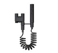 Douche hygiénique for salle de bain, toilettes, Bidet, pomme de douche, Valve d'angle à Double sortie, pulvérisateur de nettoyage d'eau un sur deux pour éviers de caravanes et de maisons(Zwart)