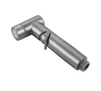 Douche hygiénique for salle de bain, toilettes, bidet, pommeau de douche, double sortie, robinet d'angle, accessoires de salle de bain, bidet, siège de toilette(Grey ABS 1PC)