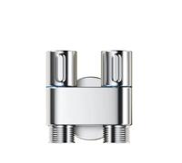 Douche hygiénique for salle de bain, toilettes, bidet, pommeau, double sortie, vanne d'angle, accessoires, siège(Red)