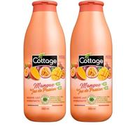 Douche Lait 550ml - Mangue et passion 98% d'ingrédient d'origine naturelle - Cottage (Lot de 2)