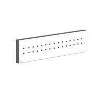 Douche latérale fixe Gessi Rettangolo 1/2, largeur 240 mm, avec accessoire supplémentaire, 32975710, Couleur: Laiton PVD