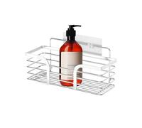 Douche murale en acier inoxydable - Organiseur de douche - Pour serviettes, shampoing, gel douche, nettoyant pour le visage, maison, toilettes, hôtel, dortoir, restaurant, appartement