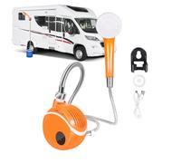 Douche portable | Douche de camping rechargeable avec écran LED intelligent - Pompe d'extérieur dans une poche étanche à la tête rechargeable pour le lavage pour que les A