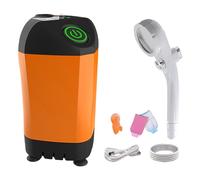 Douche portable pour camping, pompe de douche étanche avec tête, affichage de la température, kit de bain pour randonnée, randonnée, nettoyage d'animaux domestiques