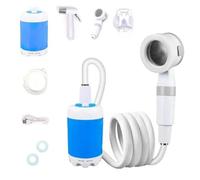 Douche Portable - PRUMYA - 2 Vitesses - 4000 mAh - Tuyau de 2m - Compacte et Durable