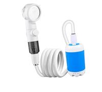 Douche Portative de Camping, 5L / Min Pompe l'eau du Seau, Pulvérisateur de pommeau de Douche Extérieur Rechargeable de 4000 mAh, avec 2 Modes de pulvérisation, pour Le Camping, la randonnée