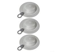 Douche Silicone 3 Anti-Bouchon Gris Douche Silicone 3 Anti-Bouchon(Gray 3PC)